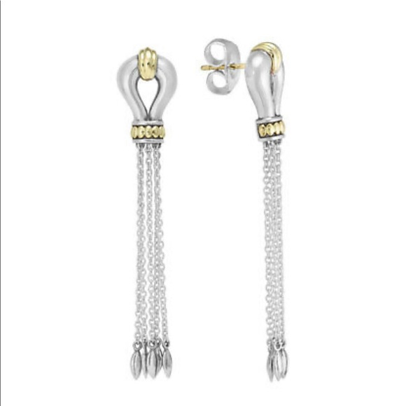 LAGOS Jewelry - LAGOS Sterling Silver & 18K Gold Earrings